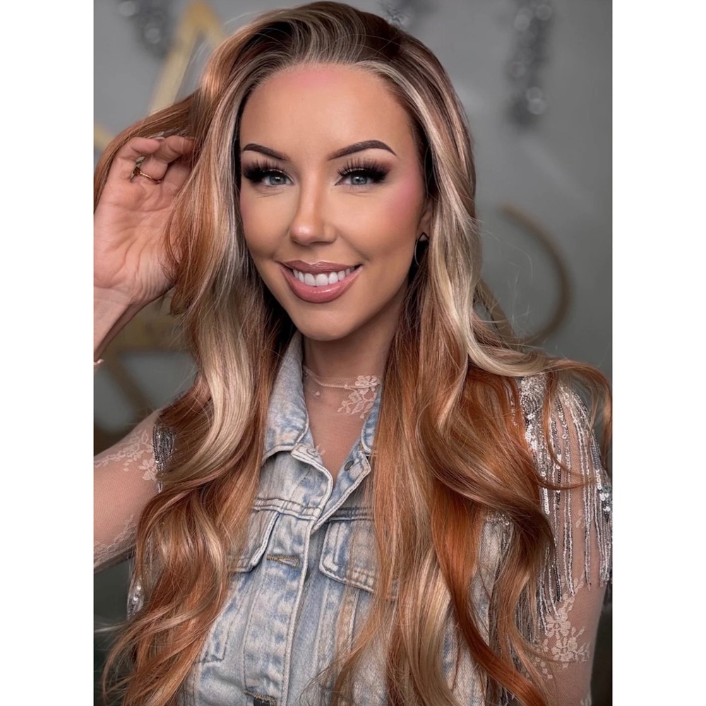 NWT - CSC - Barrett Golden Brûlée Petite - Chelsey Smith Hair Wig Blonde Red New